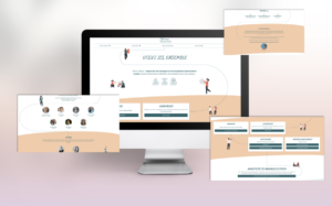 Mockup du site web Managers et Trritoire